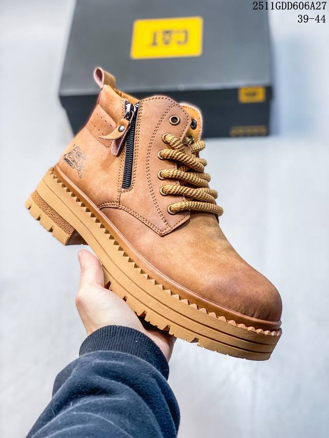 Cat Pure Original Guangdong Factory New Bulldozer Casual Fashion Men's Leather S