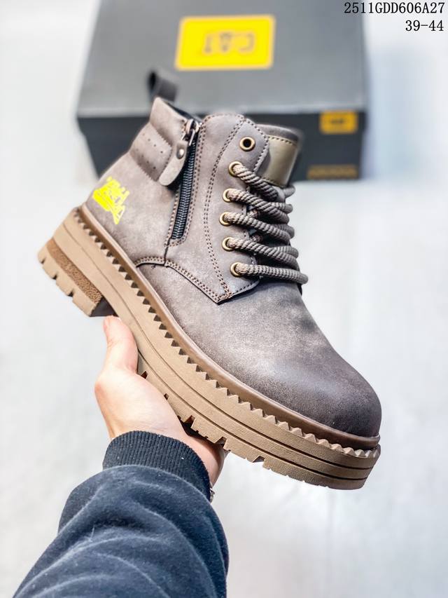 Cat Pure Original Guangdong Factory New Bulldozer Casual Fashion Men's Leather S