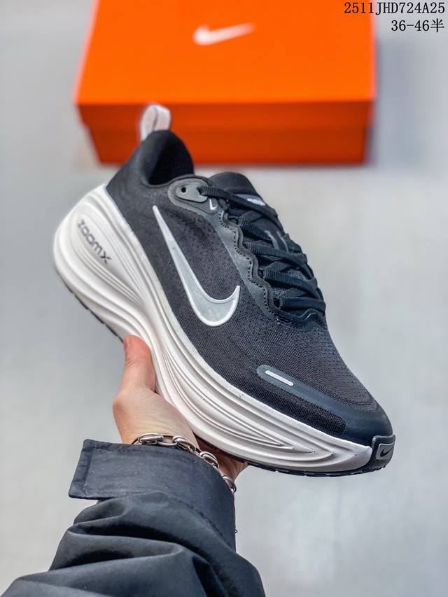 Nike Airzoom Vomero Plus Full-Length Reactx Foam Midsole Comfortable Shock Abso