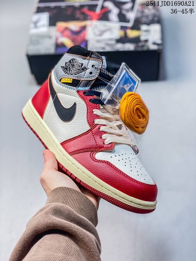 Aj1 High-Top Un36-45, First Layer Patchwork, Available for 120 Yuan, Collaborati