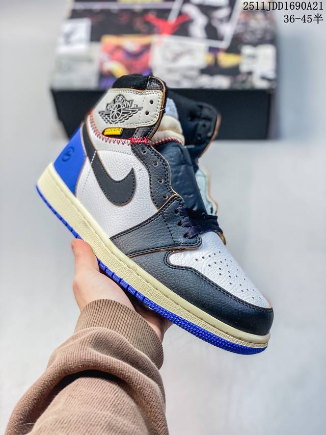 Aj1 High-Top Un36-45, First Layer Patchwork, Available for 120 Yuan, Collaborati