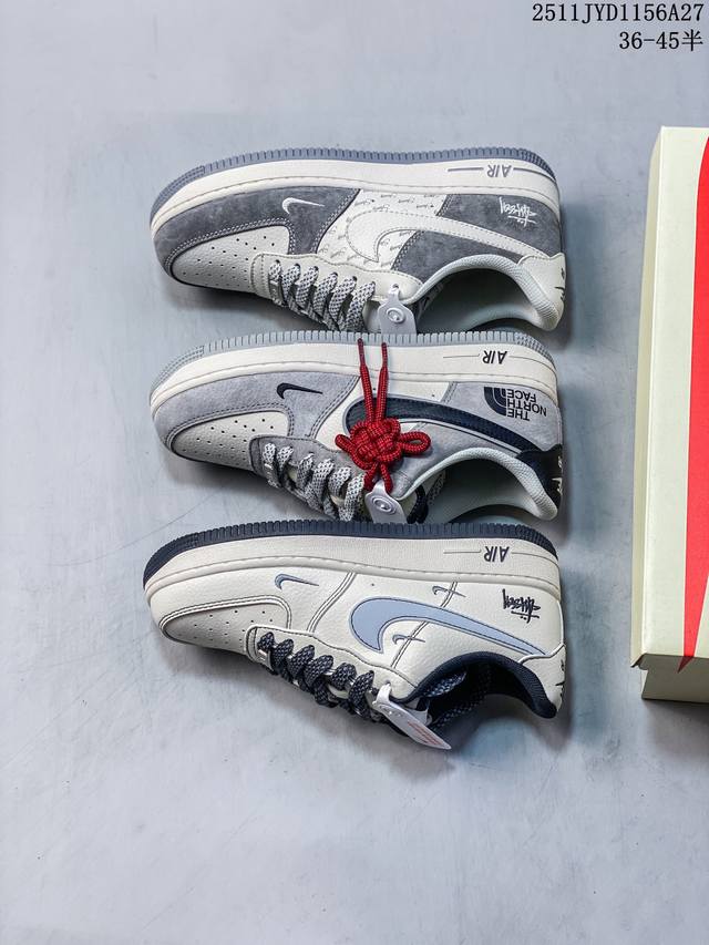 Limited Overseas Release! Factory Grade Nike Air Force 1 '07 Low "Stusey Minimal