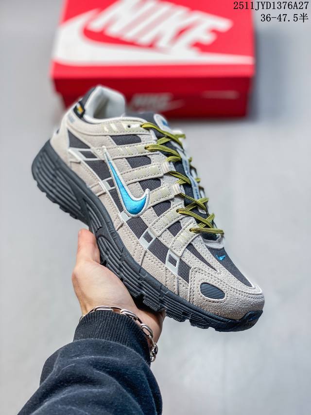 Nike P-6000 Retro Tech Personalized Casual Sports Dad Shoes This shoe features