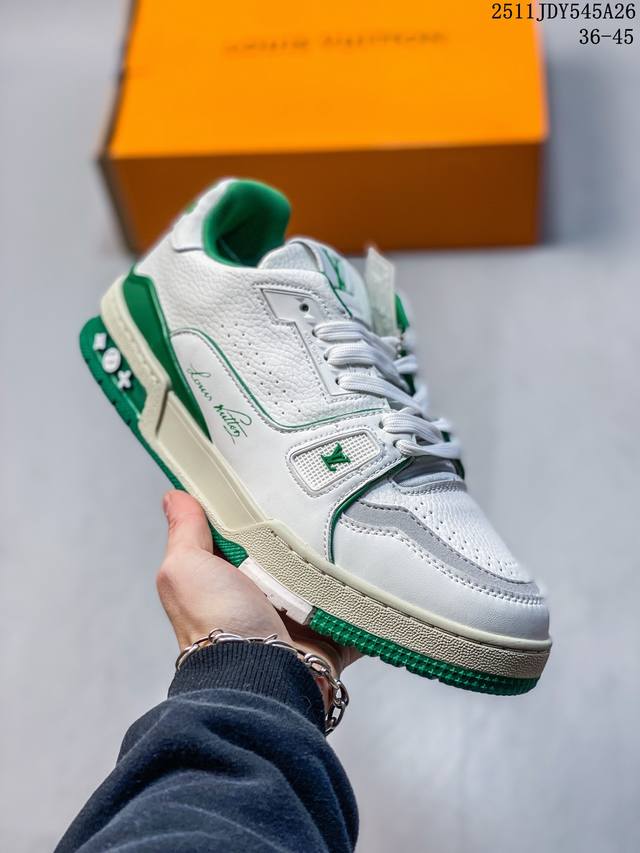 36-45 Drawer Box Louis Vuitton Lv Louis Vuitton sneakers Lv basketball shoes sty