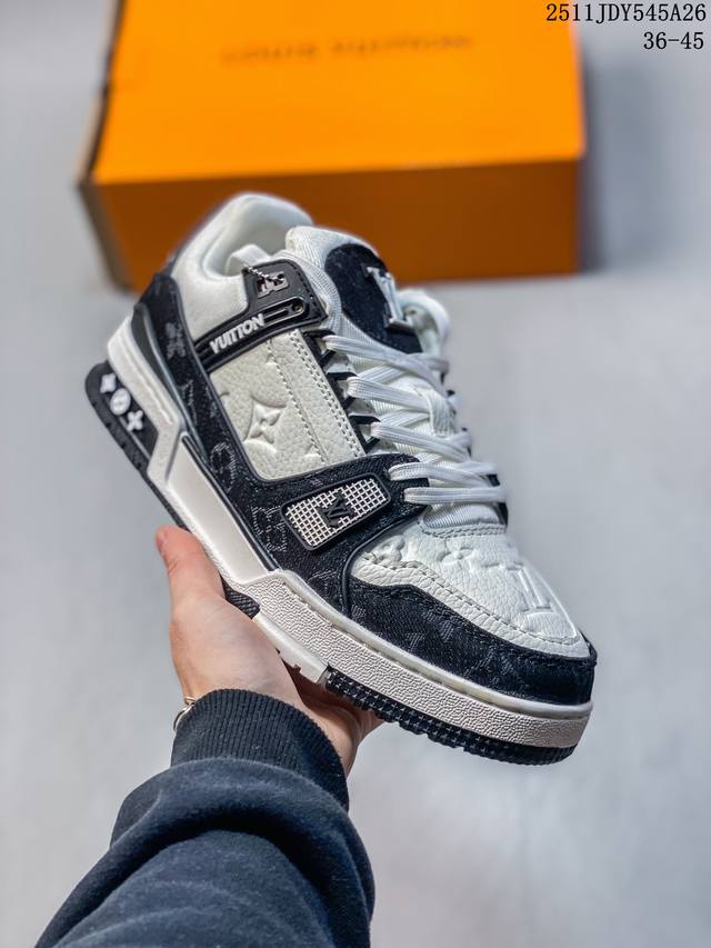 36-45 Drawer Box Louis Vuitton Lv Louis Vuitton sneakers Lv basketball shoes sty