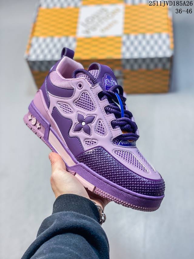 Louis Vuitton Trainer Sneaker. This low-top casual shoe features the Louis Vuitt