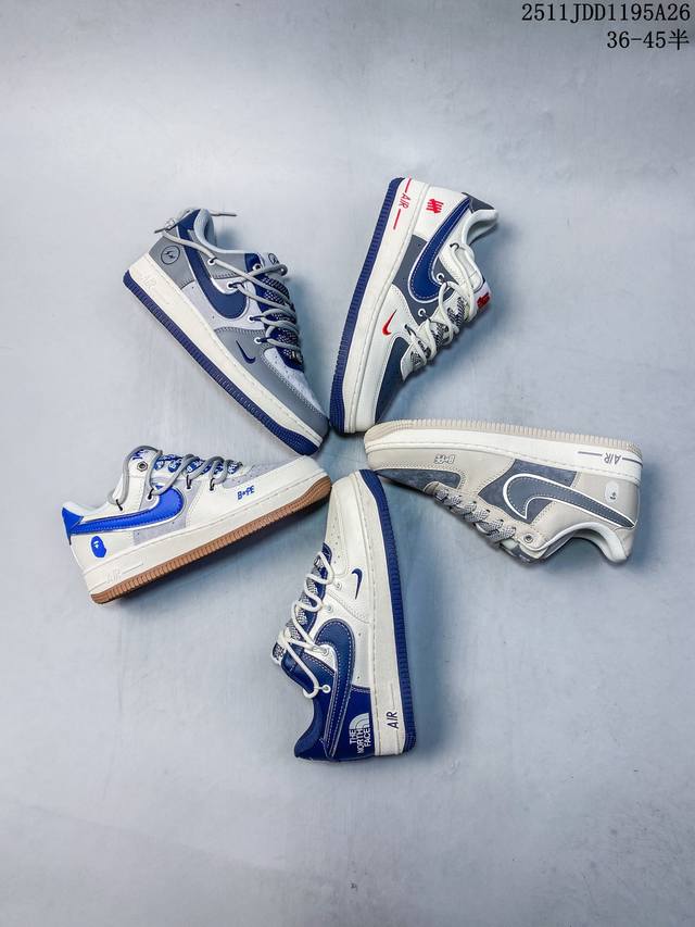 Stuart collaboration, classic blue, white, and gold colorway with a comfortable