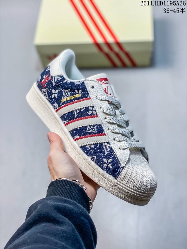 Pure Original Clot X Ad Originals Superstar "Gold Label" # Shell Toe LV Collabo