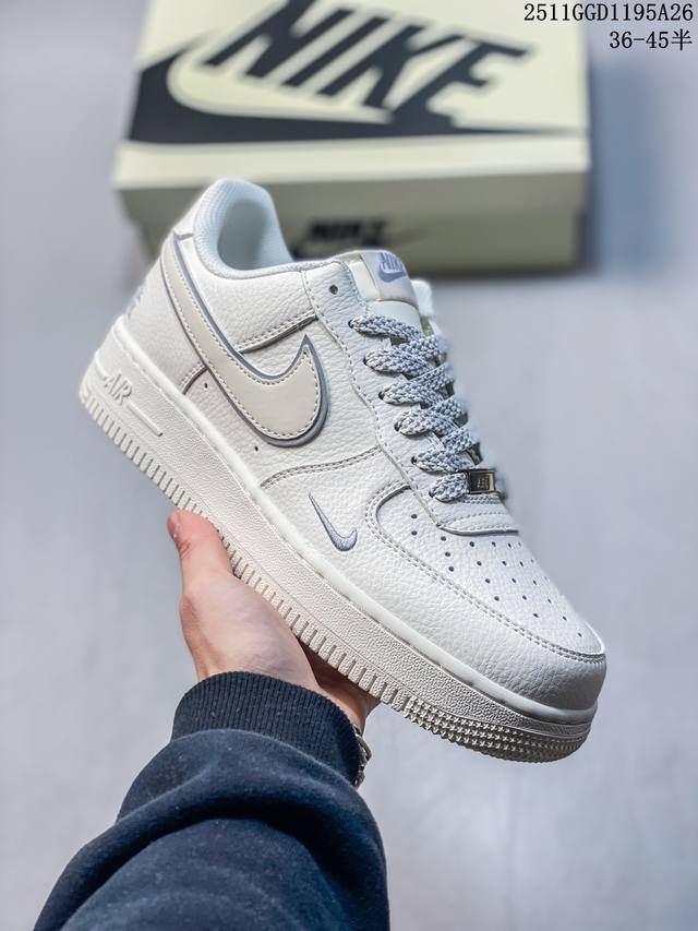 Limited Overseas Release! Factory Grade Nike Air Force 1 '07 Low "White Hair, Wh