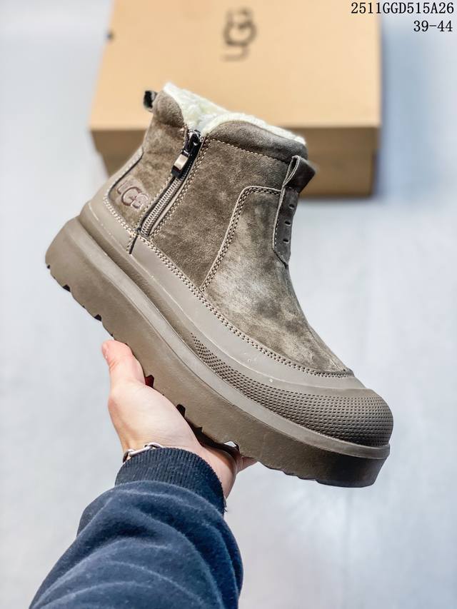 Ugg Tatz Series Thick Mule Style Closed-Toe 5cm Half-Slippers Ethnic Style Autum