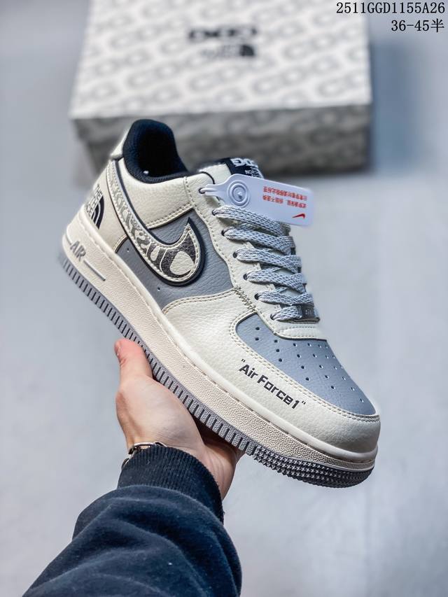 Limited Overseas Release! Factory Grade Nike Air Force 1 '07 Low "The North Face