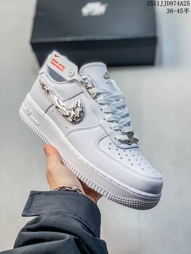 Authentic Nike Air Force 1 '07 Low-top versatile casual sneakers. Soft, highly e