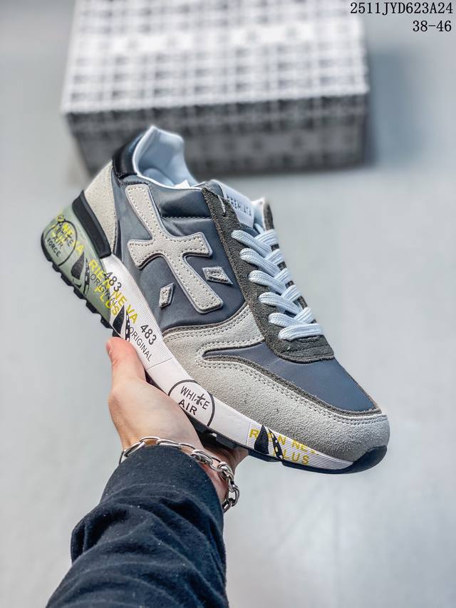 Italian footwear brand Premiata Premiata low-top versatile casual shoes Made ac