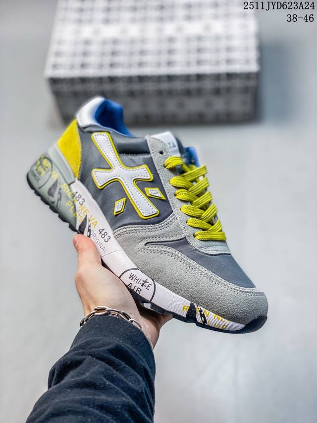 Italian footwear brand Premiata Premiata low-top versatile casual shoes Made ac