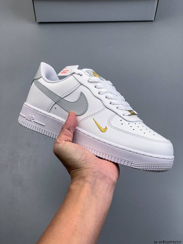 Authentic label on second-layer! Nike Air Force 1 Low, classic and versatile cas