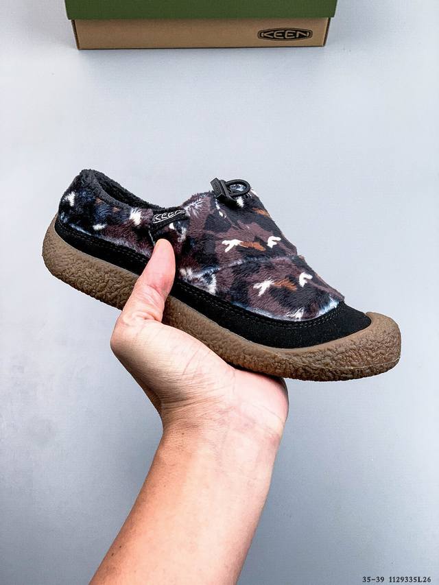 Company-grade! Keen Howser Iii Slide Autumn/Winter Warm Slip-on Women's Shoes, F