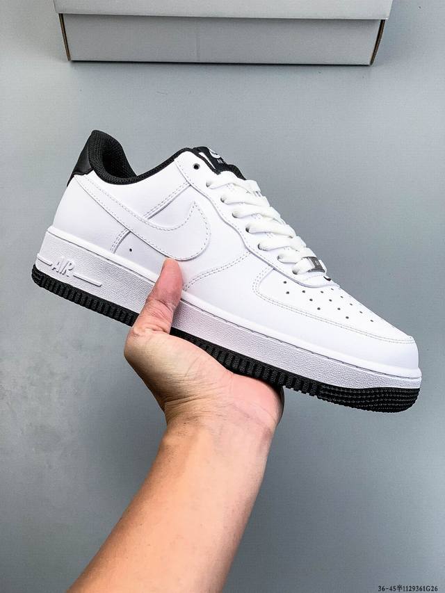 Authentic label on second-layer! Nike Air Force 1 Low, classic and versatile cas
