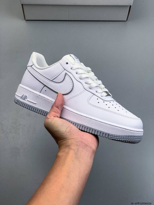 Authentic label on second-layer! Nike Air Force 1 Low, classic and versatile cas