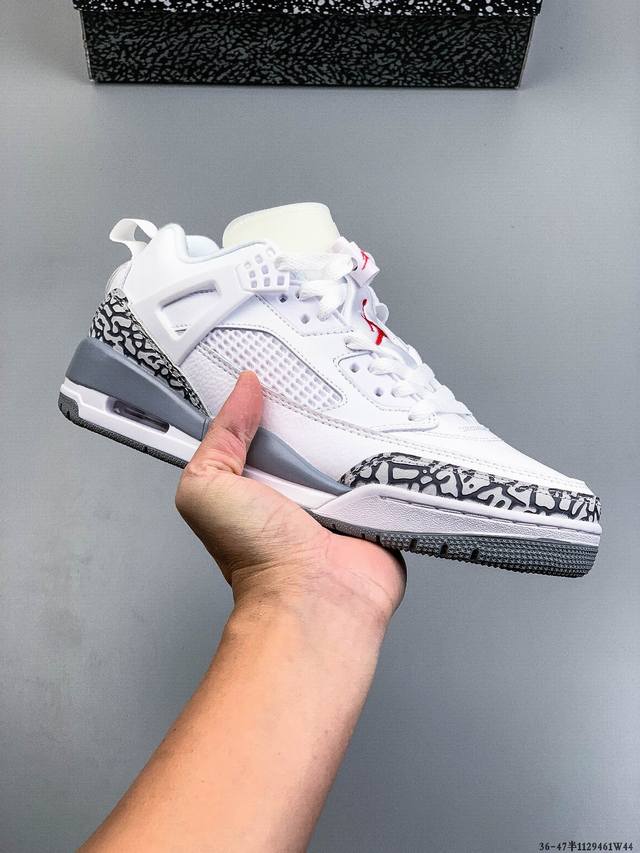 Company Grade! Nike Air Jordan Spizike Low Hybrid Series Low-Top Casual Sports C