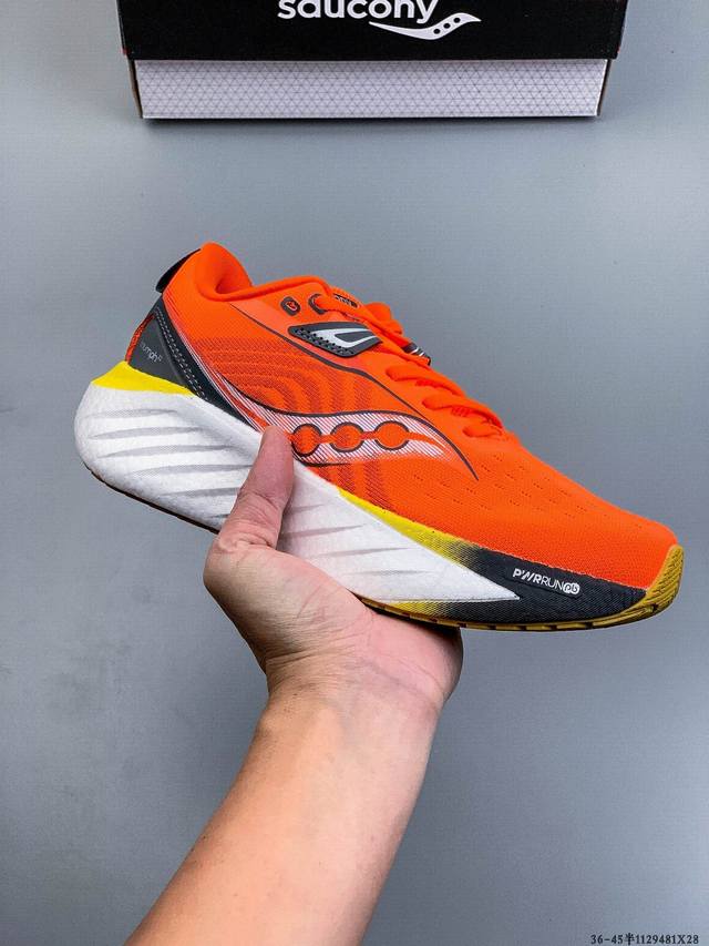 Company Grade! Saucony Triumph 22 Flagship Cushioning Running Shoes, Breathable