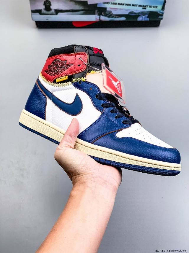 Authentic label on second-layer! Nike Air Jordan Low 1 Classic Casual Shoes 1128