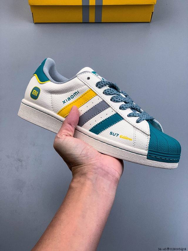 Company-grade! Adidas Superstar II New Versatile Casual Sneakers 1128105Q18 DDD