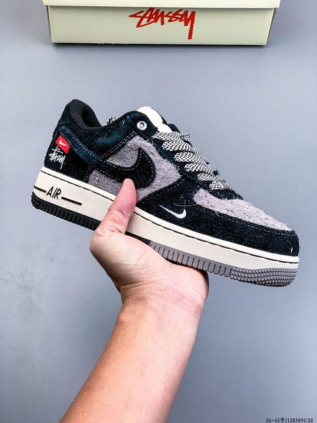 Authentic label on second-layer! Nike Air Force 1 Low, classic and versatile cas