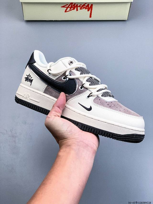 Authentic label on second-layer! Nike Air Force 1 Low, classic and versatile cas