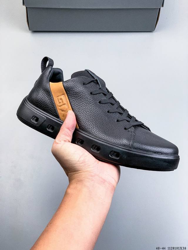 Company Grade! Ecco Men's Classic Lisbon Lace Ecco Street Fun Series Lace-up Ca