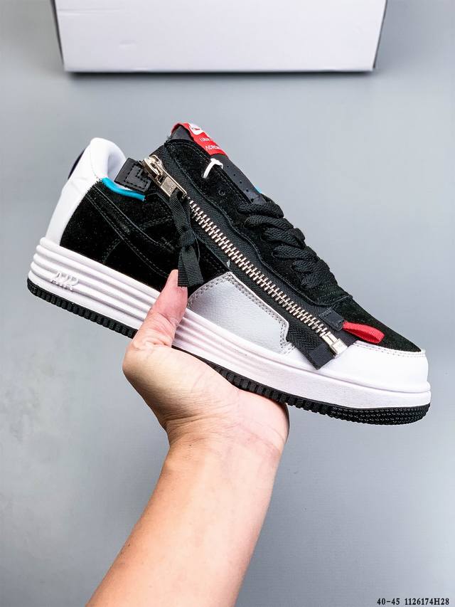 Acronym X Nike Lunar Force 1 Collaboration Zippered Casual Fit Durable Low-Top S