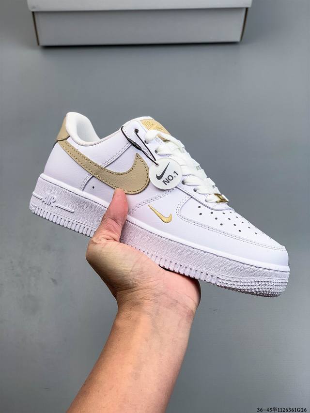 Authentic label on second-layer! Nike Air Force 1 Low, classic and versatile cas