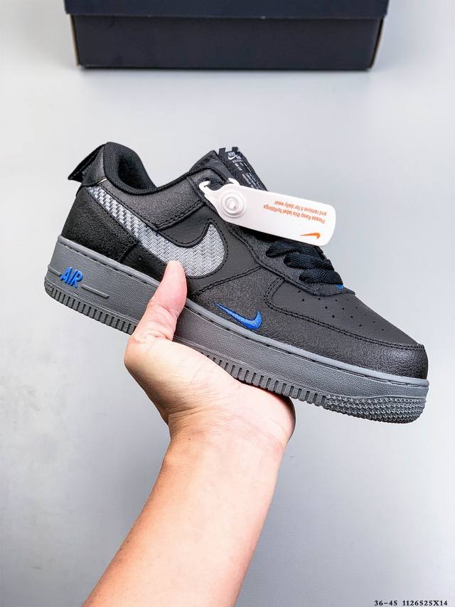 Authentic label on second-layer! Nike Air Force 1 Low, classic and versatile cas