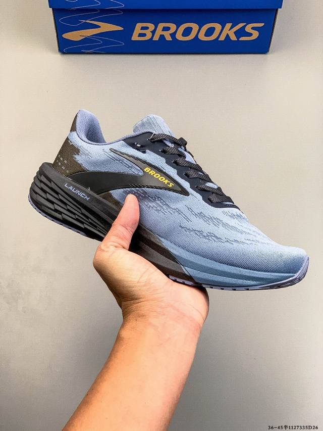 Company Grade! Brooks Launch 11 Running Shoes Cushioning Marathon Nitrogen-Power