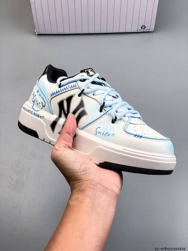 Company-grade [Custom Sneakers] Mlb New York Yankees Trendy Street Graffiti Spr