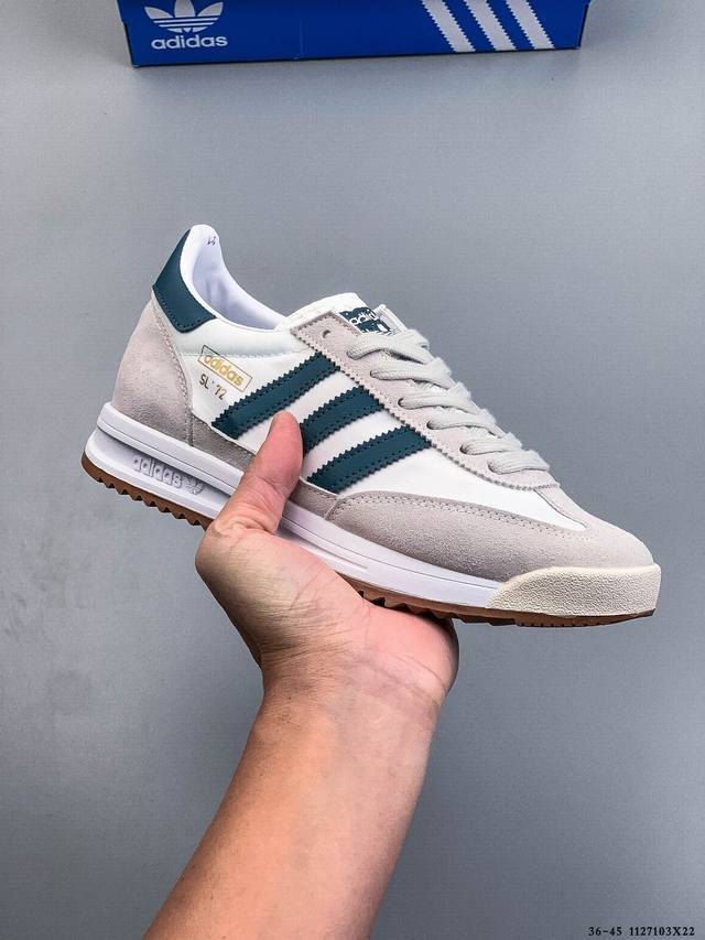 Adidas SL 72 Rs New Remastered Version: This retro shoe silhouette is presented