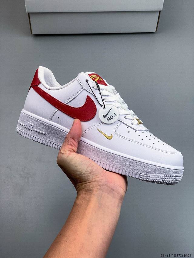 Authentic label on second-layer! Nike Air Force 1 Low, classic and versatile cas