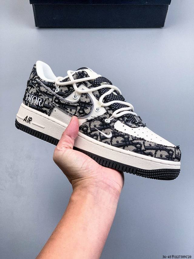 Authentic label on second-layer! Nike Air Force 1 Low, classic and versatile cas