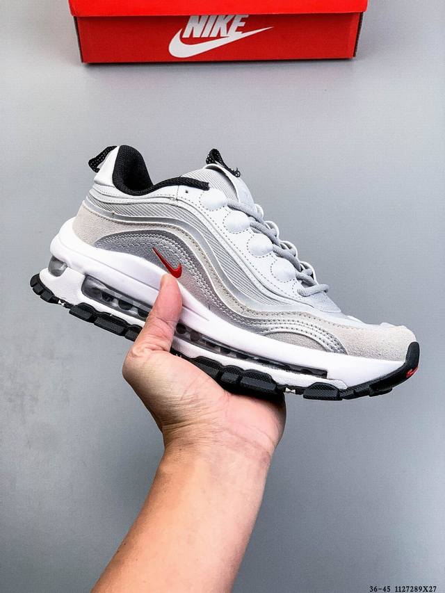 Nike Air Max 97 Bullet Series Full-Length Air Cushion Classic Sports and Casual