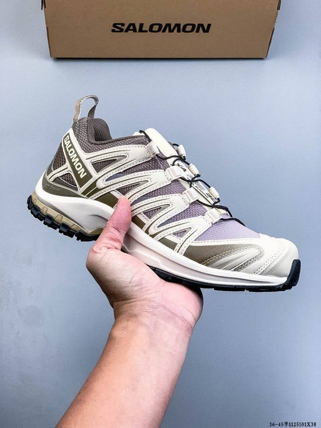 Salomon Xa pro 3D Adv Outdoor Trail Running Shoes. The upper features Sensifit t