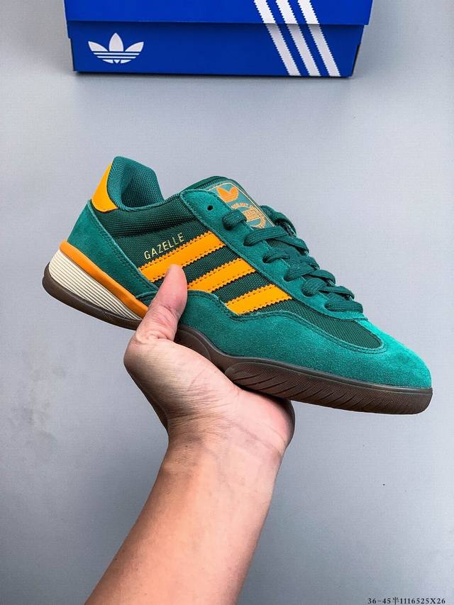 Company Grade! Adidas Gazelle Sala 25 New Retro Versatile Sports Casual Shoes 11