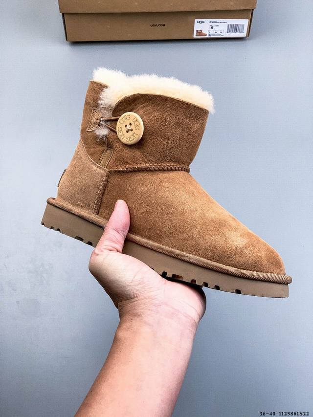 Ugg Autumn/Winter New Women's Classic Mini Thick-Soled Ankle Boots Special Editi