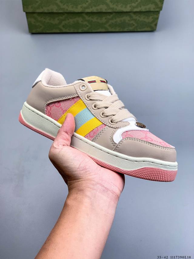 Gucci Distressed Screener Sneaker Official Synchronized Classic Original Retro V