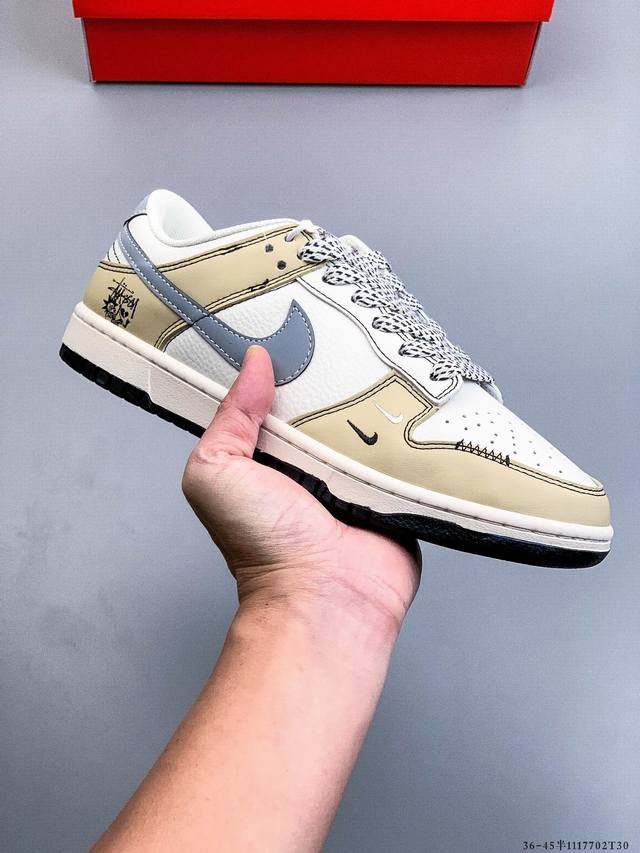 Nike Dunk SB Low Classic Low-Top Skateboard Shoes Pure Original Production Line!