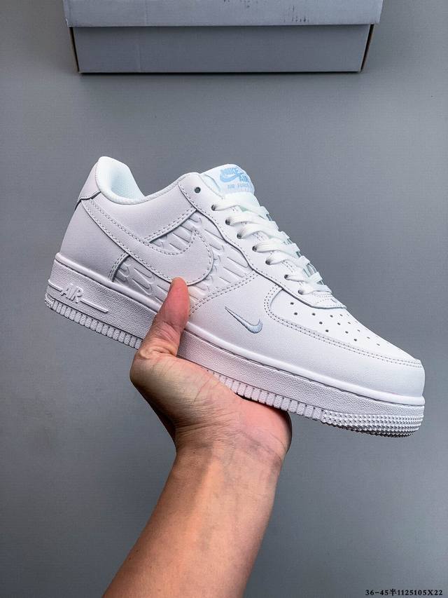 Authentic label on second-layer! Nike Air Force 1 Low, classic and versatile cas