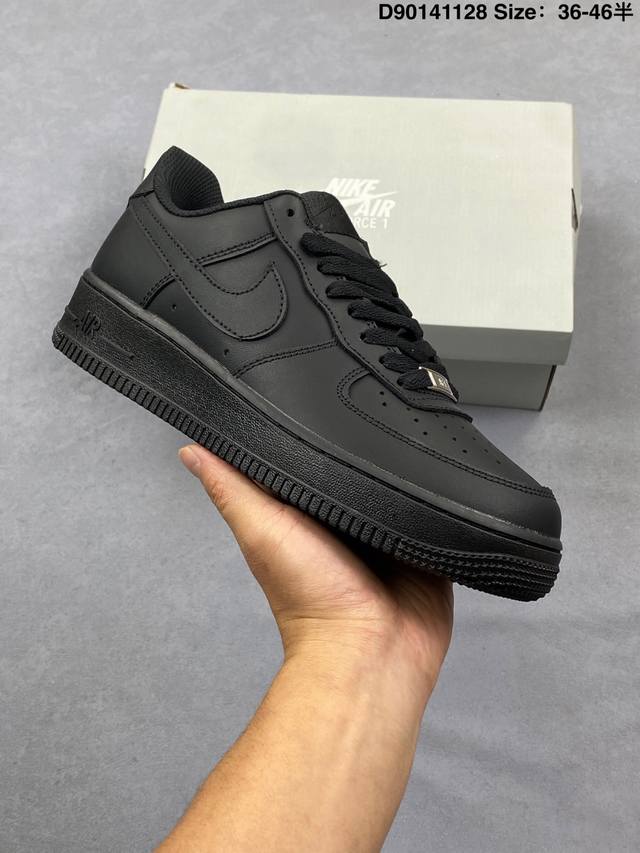 Nike Air Force 1 '07 Low-top Casual Sneakers, imported rubber fabric, original