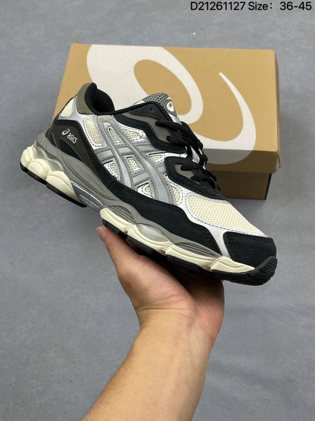 Authentic Asics Gel-Nyc. Breathable mesh upper with some synthetic leather accen