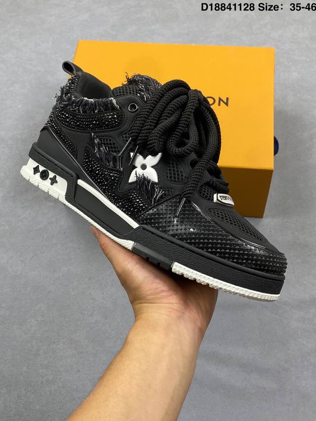 Lv Skate Series Skate Shoes (High-End Luxury Brand) Original last and paper temp