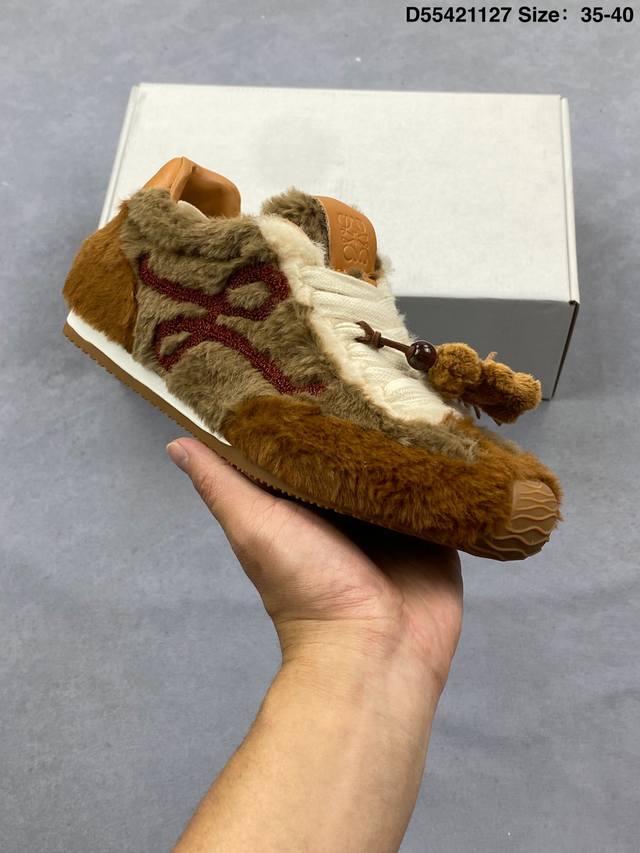 Loewe Ballet Runner 25Ss Spring New Popular Ballet Shoes Sizes: 35 36 37 38 39 4