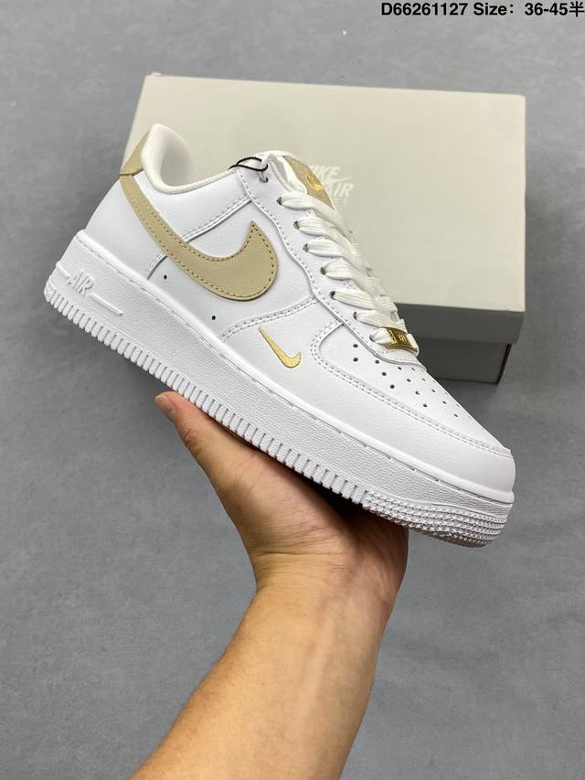 Nike Air Force 1 '07 Low-top Versatile Casual Sneakers. Soft, highly elastic cu