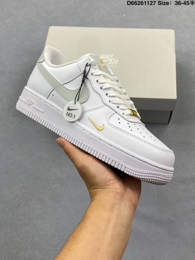 Nike Air Force 1 '07 Low-top Versatile Casual Sneakers. Soft, highly elastic cu